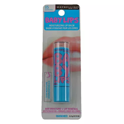 6 Pack Maybelline Baby Lips Moisturizing Lip Balm Quenched • $43.76