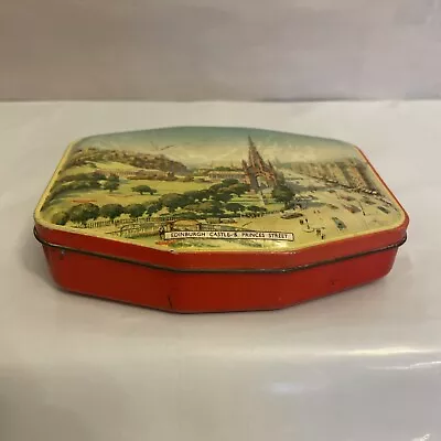 Vintage George W. Horner Edinburgh Castle Toffee Tin • $14