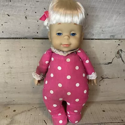 Drowsy Doll Pink Polka Dot Classic Collection She Talks Mattel 1984 Works (b) • $55