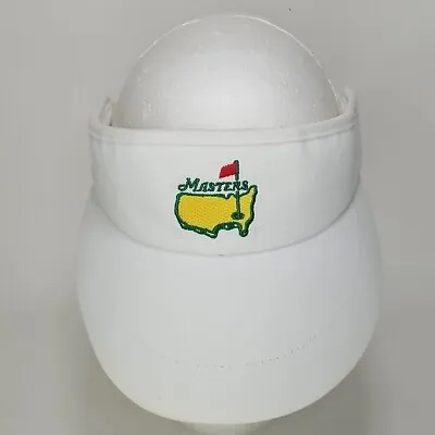 Masters Golf Visor Augusta National Low Rider American Needle White Canvas  • $47.99
