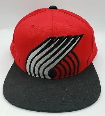 $15.97 • Buy Portland Trailblazers Hat Mitchell And Ness Snapback Cap New Without Tags 