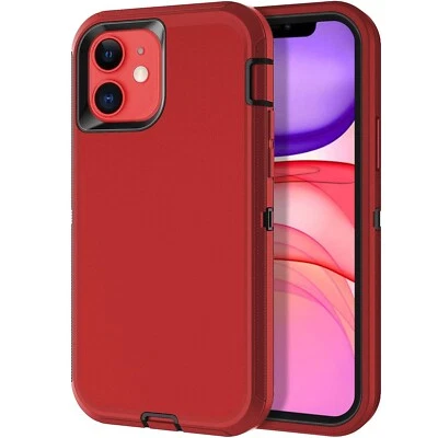 $9.98 • Buy For IPhone 14 13 12 11 Pro XS Max 8 7 6 Plus SE XR X Shockproof Tough Case Cover