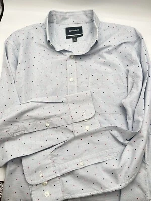 $19.99 • Buy Bonobos Shirt Men's Medium Short Red/Blue Polka Dot Casual Work Dress