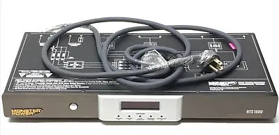 Monster Power HTS 1600 8 Outlet Home Theater Conditioner Surge Protector HTS1600 • $99.99