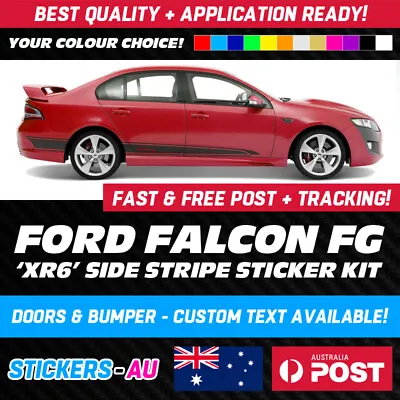 Ford Falcon Fg Xr6 - Side Stripes - All Fg Sedan Models - Sticker Decal Set • $94.95