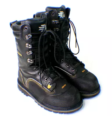 LACROSSE Longwall Ll 10  Black 200G MET US 7 VIBRAM Sole GORETEX  ASTM Steel Toe • $90.16