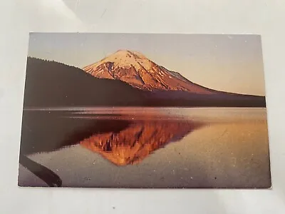 1960-Mount St. Helens-Before The Big Explosion Eruption-unused Card-Spirit Lake • $5