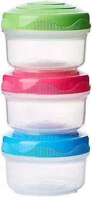 Sistema To Go Collection Mini Bites Small Food Storage Containers 4.39 Oz./130 • $8.99