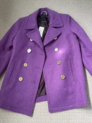 J CREW Peacoat Purple Size 2p/S Brand New • $89