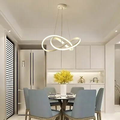 Modern LED Chandelier Dining Room Ceiling Light Acrylic Pendant Lamp Fixtures US • $58.50