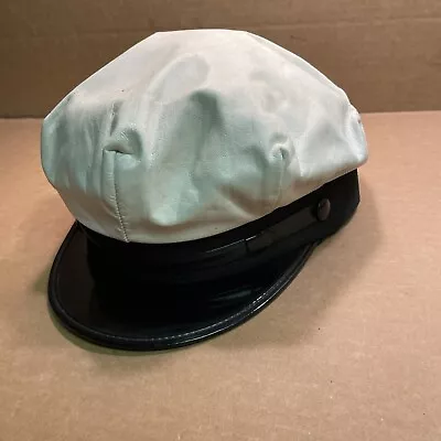 Vintage New York Hat & Cap Co. Leather Captain Hat • $28