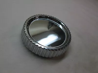 Vintage Chrome Gas Fuel Cap Application Unknown ~ EXC COND ~ • $29.95