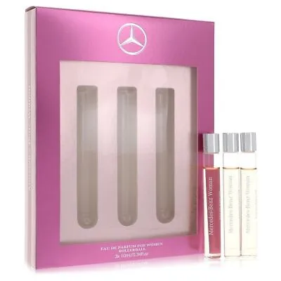 Mercedes Benz By Mercedes Benz Gift Set -- 3 X .34 Oz Eau De Parfum Rollerballs • $50.96