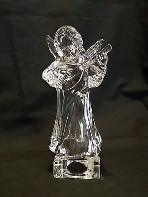 Mikasa Full Lead Crystal Angel W/Mandolin Herald Collection Original Sticker • $20