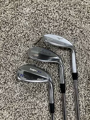 Mizuno MP T7 T11 Series Chrome Wedge Set 52 56 60 Gap Sand Lob Steel RH • $129.95