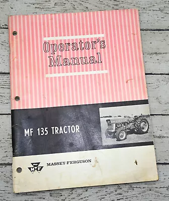 Vintage Massey-Ferguson MF 135 Tractor Owners Manual • $21.06