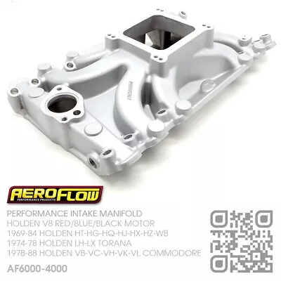 Aeroflow Carby Intake Manifold V8 253 & 308 5.0l [holden Ht-hg-hq-hj-hx-hz-wb] • $478.03