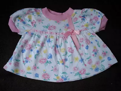 Vintage Healthtex Infant Girl Pink Floral Dress Ribbons Size 0-5 Months • $12.99