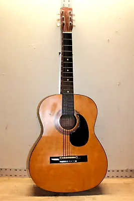 Vintage Kay K200 6 String Acoustic Guitar Blond 1970's • $59.99