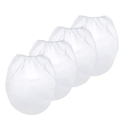 10pcs 1 Gallon White Fine Mesh Paint Strainer Filters Bucket Bags Elastic Top • £8.14
