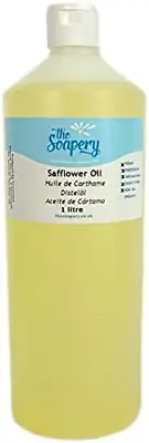 Safflower Oil 1 Litre - Refined 100% Pure Carrier Oil • £12.53