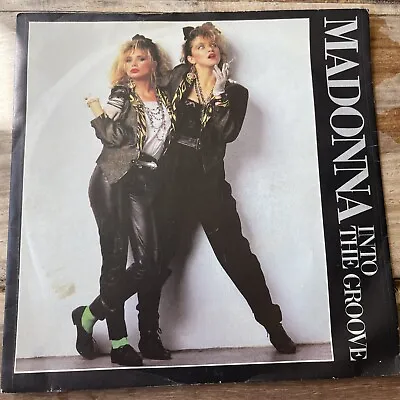 Madonna Into The Groove UK 7  Vinyl Record Single 1985 W8934 Sire 45 VG • £1.70