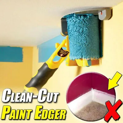 $8.99 • Buy Clean-Cut Paint Edger Roller Brush Safe Tool For Home Room Wall Ceiling