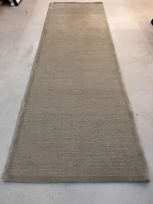 NEW 12’ Handknotted CutNLoop Wool Contemporary Beautiful Modern Style Rug Runner • £599