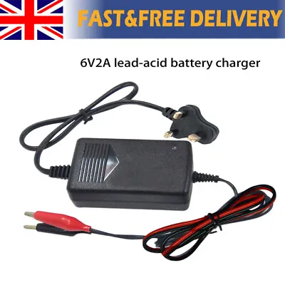 2A 6V Smart Automatic Battery Charger Maintainer For Motorcycle Car UK Plug New • £9.76