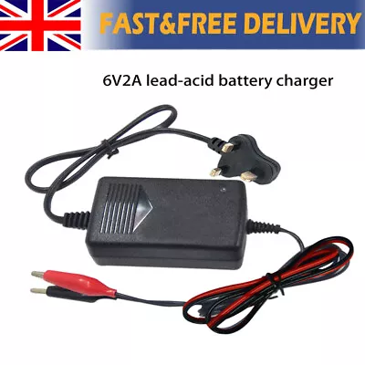 £9.27 • Buy 2A 6V Smart Automatic Battery Charger Maintainer For Motorcycle Car UK Plug New