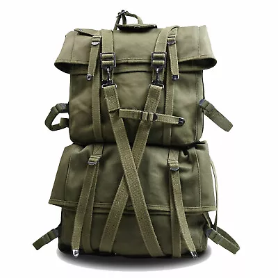 Ww2 Us Army Usmc M1944 Field Combat Pack Bag Cargo Pack Combination Backpack • $125.99