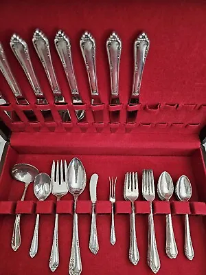 Vintage Reed & Barton Sterling Flatware  Dancing Flowers  Service For 8 W/Extras • $1695