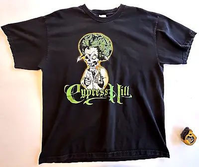 Cypress Hill  Rap Hip Hop 90s Y2K Concert T - Vintage  Black T-Shirt-XL Rare • $36.43