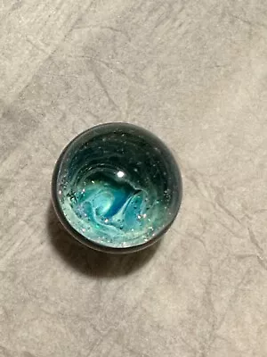 Handmade Borosilicate Glass Opal Vortex Marble 1.5” Diameter  • $125.62