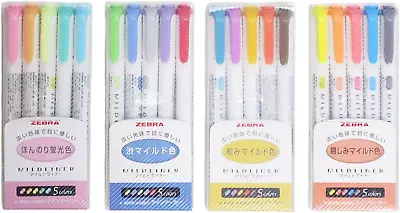 Zebra Mildliner Highlighter Pen Set 20 Pastel Color Set (Japan Import) Size ... • $46.86