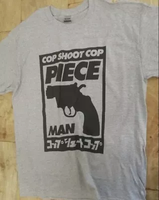 Cop Shoot Cop T Shirt Piece Man Noise Rock Music White Noise Helmet Unsane T066 • £13.45