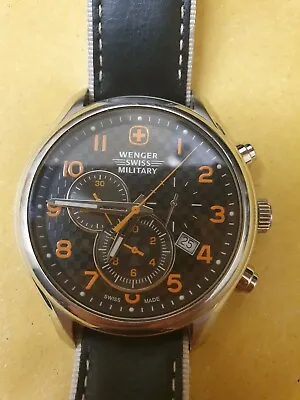 Wenger Swiss Military Rare Mens Watch Chronograph • £160