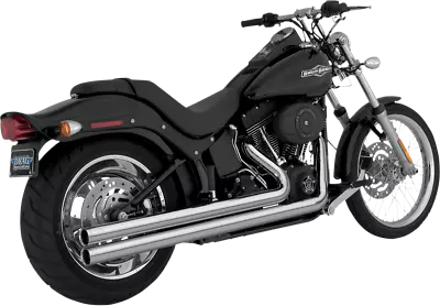 Vance & Hines Chrome Big Shots Long Exhaust System For 1986-2011 Softail 17923 • $849.99