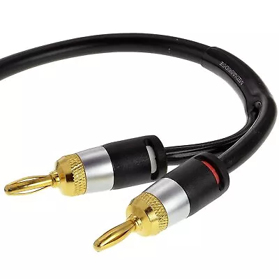 Mediabridge 16AWG Ultra Series Speaker Cable With Dual Gold Plated Banana Tip… • $24.99