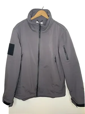 Royal Matrix Mens Jacket Size Large Gray With Black Accents Full Zip No Hood • $28