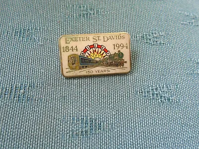 £9.99 • Buy 1884 - 1994 150 Years Exeter St Davids - Gwr Railway Enamel Pin Badge - By Parry