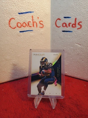 $13 • Buy 2014 Immaculate Zac Stacy #/25 St. Louis Rams