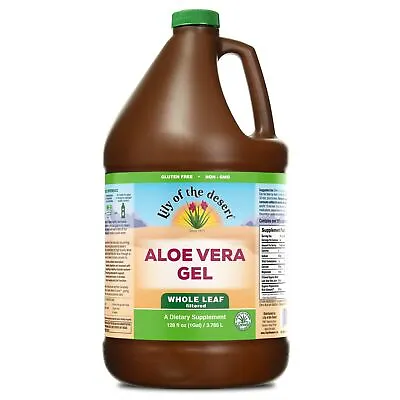 Lily Of The Desert Aloe Vera Gel Whole Leaf Filtered Vegan Dietary Supplemen... • $39.15
