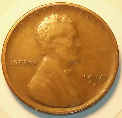 1910 S Lincoln Cent ~ FINE/VERY FINE ~ RARE EARLY DATE~ KEY DATE ~ SHIPS FREE #D • $16.95