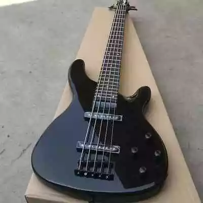 Factory Customized High Quality 24 Black 5 Strings Electric Bass Guitar • $322