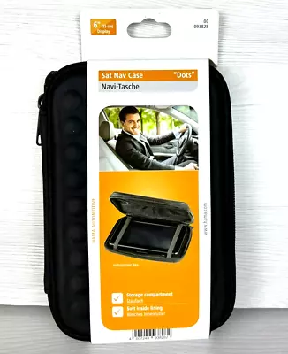 Genuine Hama Dots GPS Case 6” Sat Nav  Garmin TomTom Extra Storage • £12.99