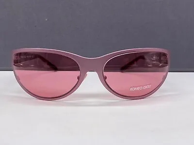 Romeo Gigli Sunglasses Woman Pink Red Metal Large Rg 230 Curved Bono U2 • $63.87