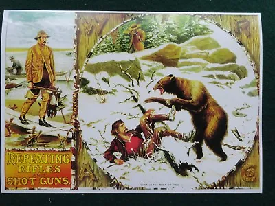 Winchester Repeating Rifles & Shotguns Advertising Poster Artwork By A. B. Frost • $7.50