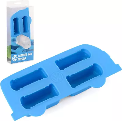 Volkswagen Ice Cube Tray With VW Camper Van Shape Cubes Silicone Mould Ice Tray • £12.23