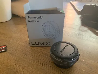 1 Panasonic DMW-MA1 Mount Adapter To Mount Four Thirds Lens On Micro 4/3 • $170